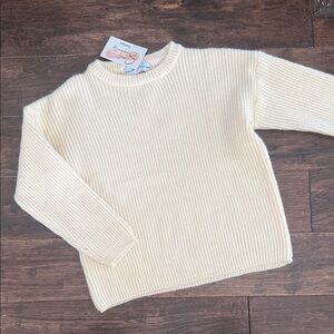 Cozy Cream Kids Sweater